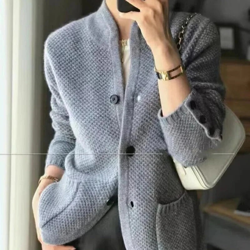 Cardigan Classique À Boutons Neutre Pour Toutes Occasions Veste Confortable Et Durable
