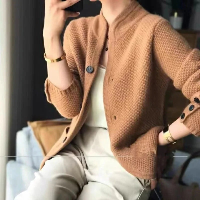 Cardigan Classique À Boutons Neutre Pour Toutes Occasions Veste Confortable Et Durable