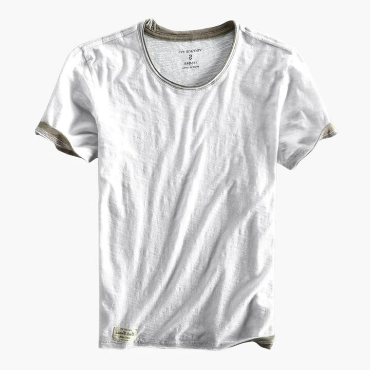 T Shirt Pour Homme Basic Col Rond Confort Quotidien Qualité Durable Amawinc Pour Tous Les Jours