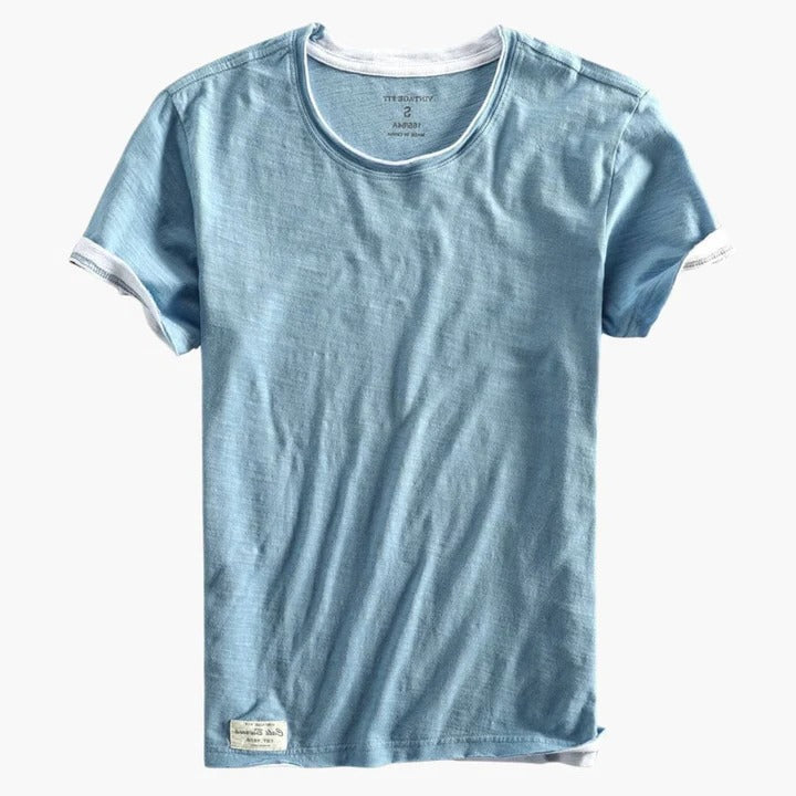 T Shirt Pour Homme Basic Col Rond Confort Quotidien Qualité Durable Amawinc Pour Tous Les Jours