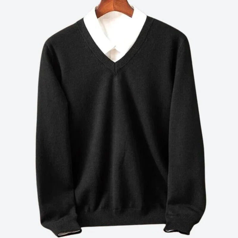 Amawinc Pull Homme En Cachemire Doux Col Rond Pour Chaleur Luxueuse Et Confort Parfait