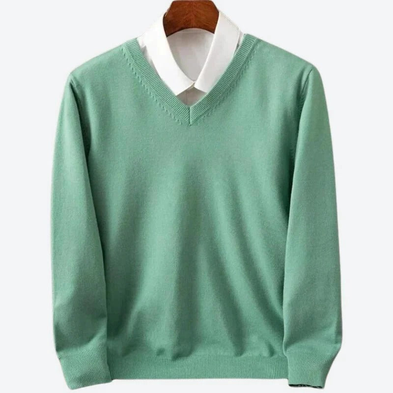 Amawinc Pull Homme En Cachemire Doux Col Rond Pour Chaleur Luxueuse Et Confort Parfait