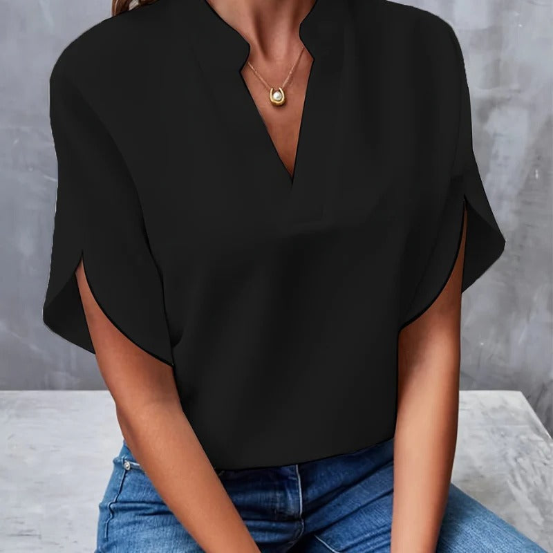 Blouse D'Été pour Femmes Légère et Aérée Confortable et Élégante Idéale Vacances Déjeuners