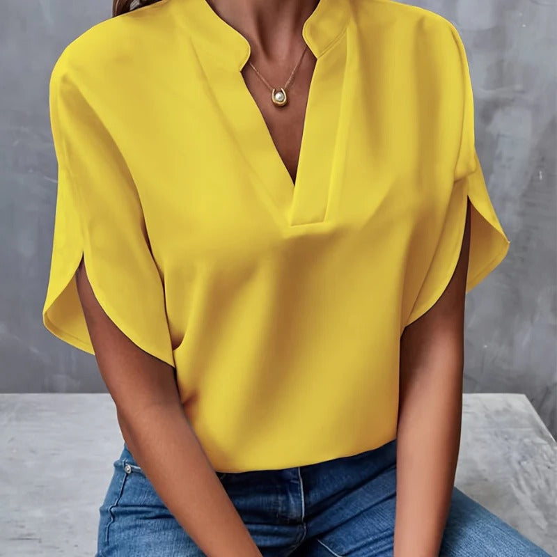 Blouse D'Été pour Femmes Légère et Aérée Confortable et Élégante Idéale Vacances Déjeuners