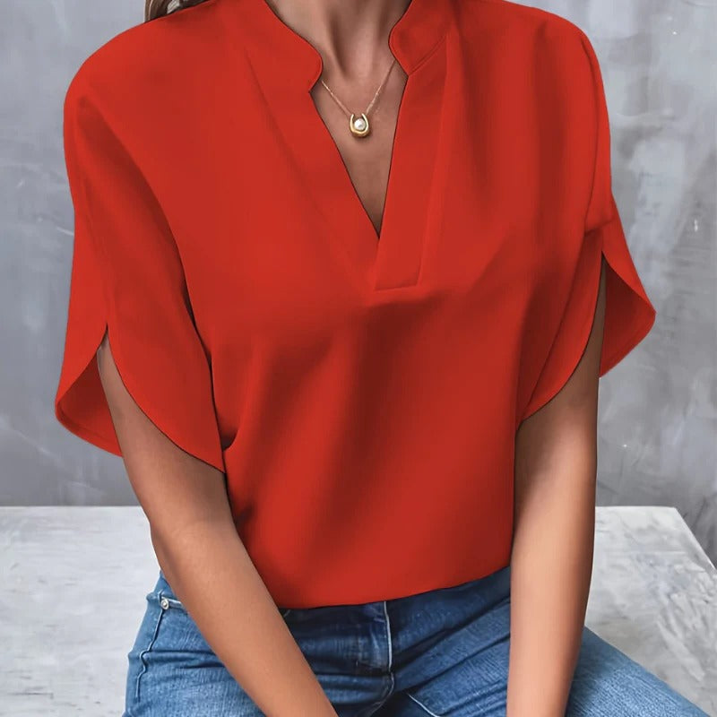 Blouse D'Été pour Femmes Légère et Aérée Confortable et Élégante Idéale Vacances Déjeuners