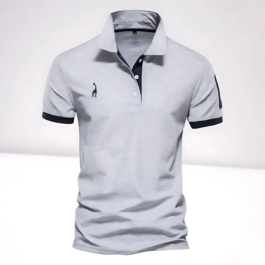 Polo Homme Amawinc Design Classique Décontracté Col Structuré Pour Port Quotidien