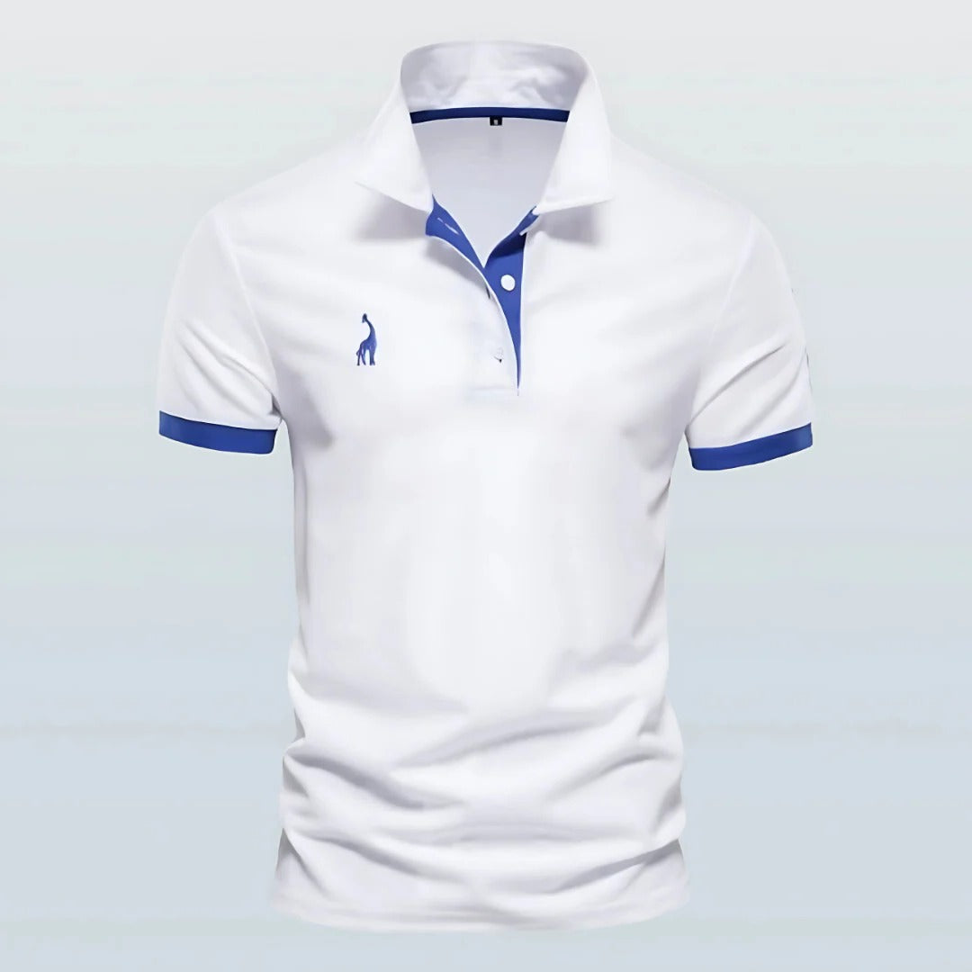 Polo Homme Amawinc Design Classique Décontracté Col Structuré Pour Port Quotidien