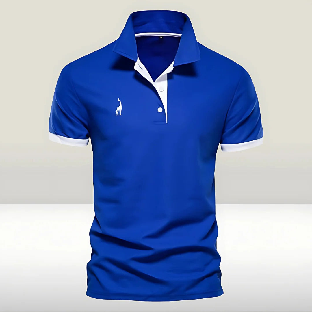Polo Homme Amawinc Design Classique Décontracté Col Structuré Pour Port Quotidien