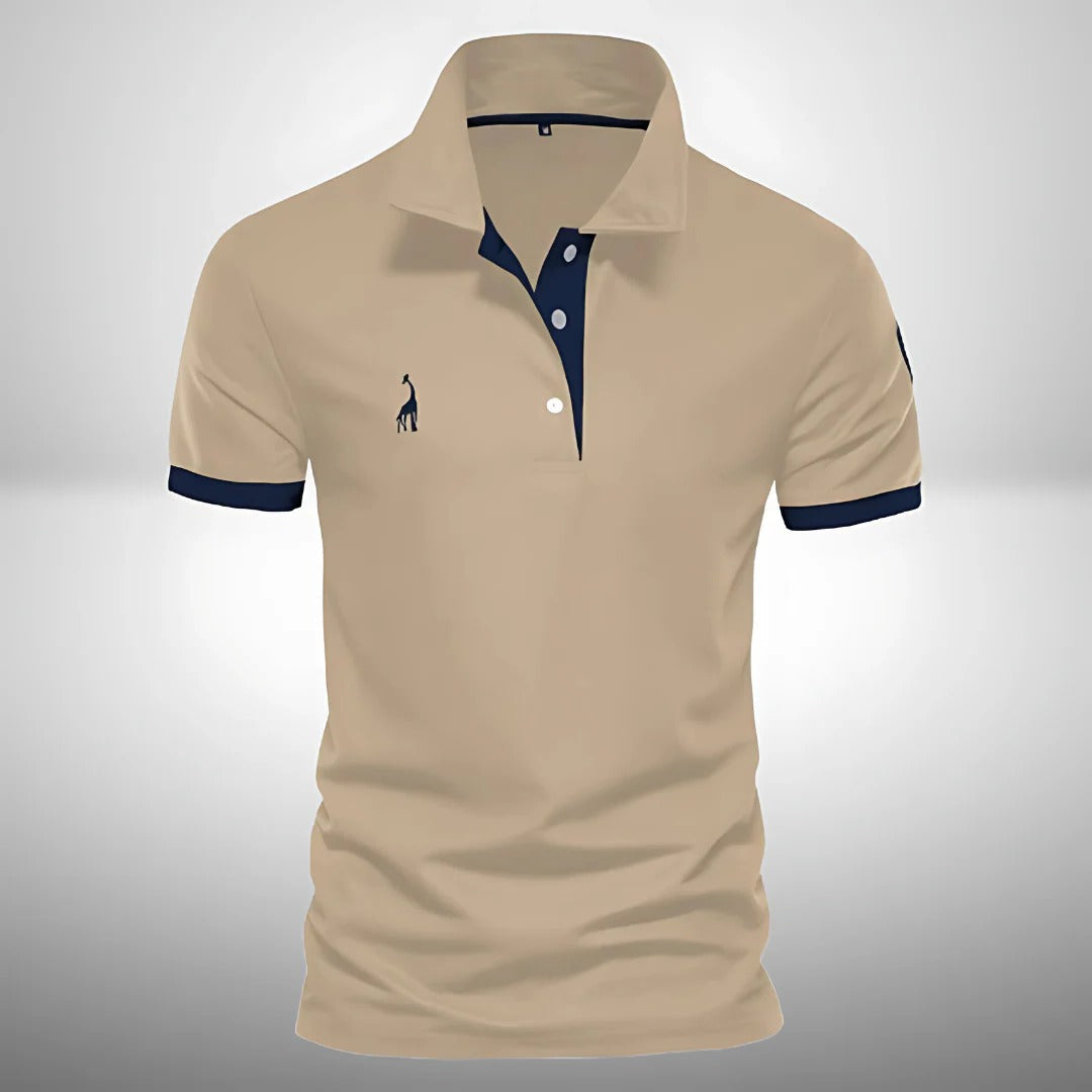 Polo Homme Amawinc Design Classique Décontracté Col Structuré Pour Port Quotidien