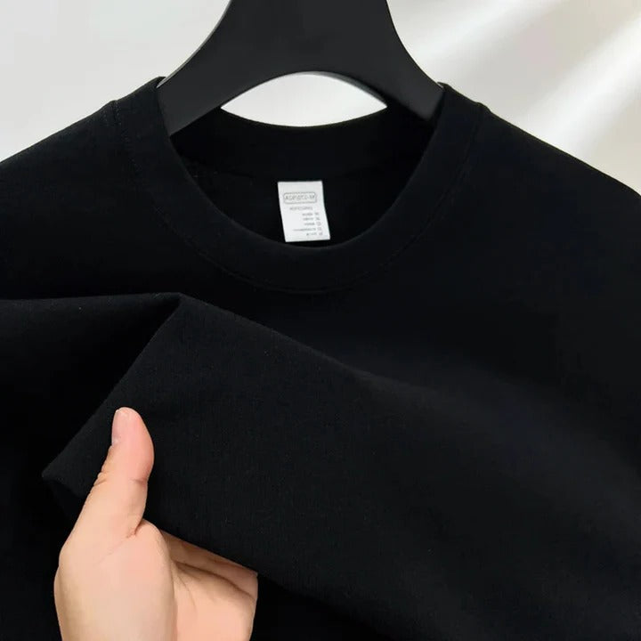 Amawinc T Shirt Homme Col Rond Classique Confortable Ajustement Décontracté Pour Quotidien Indispensable