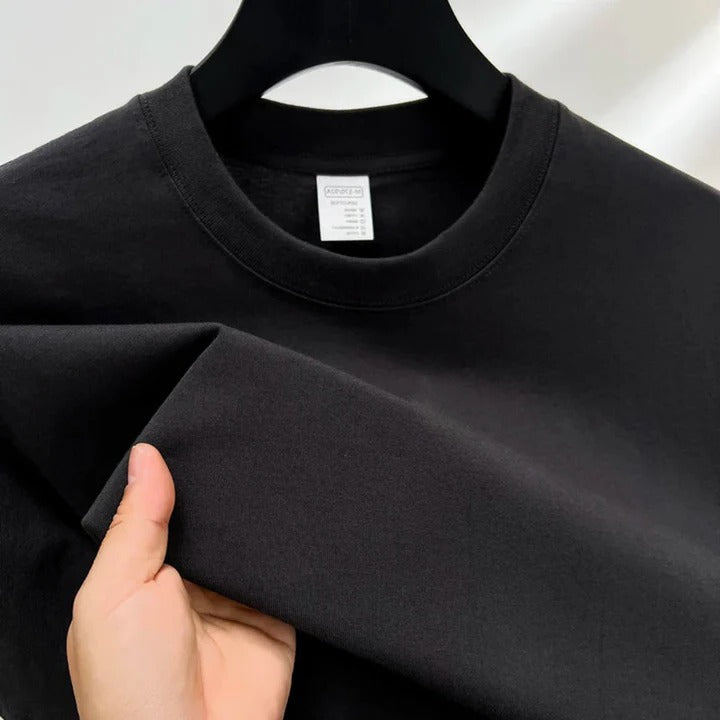 Amawinc T Shirt Homme Col Rond Classique Confortable Ajustement Décontracté Pour Quotidien Indispensable