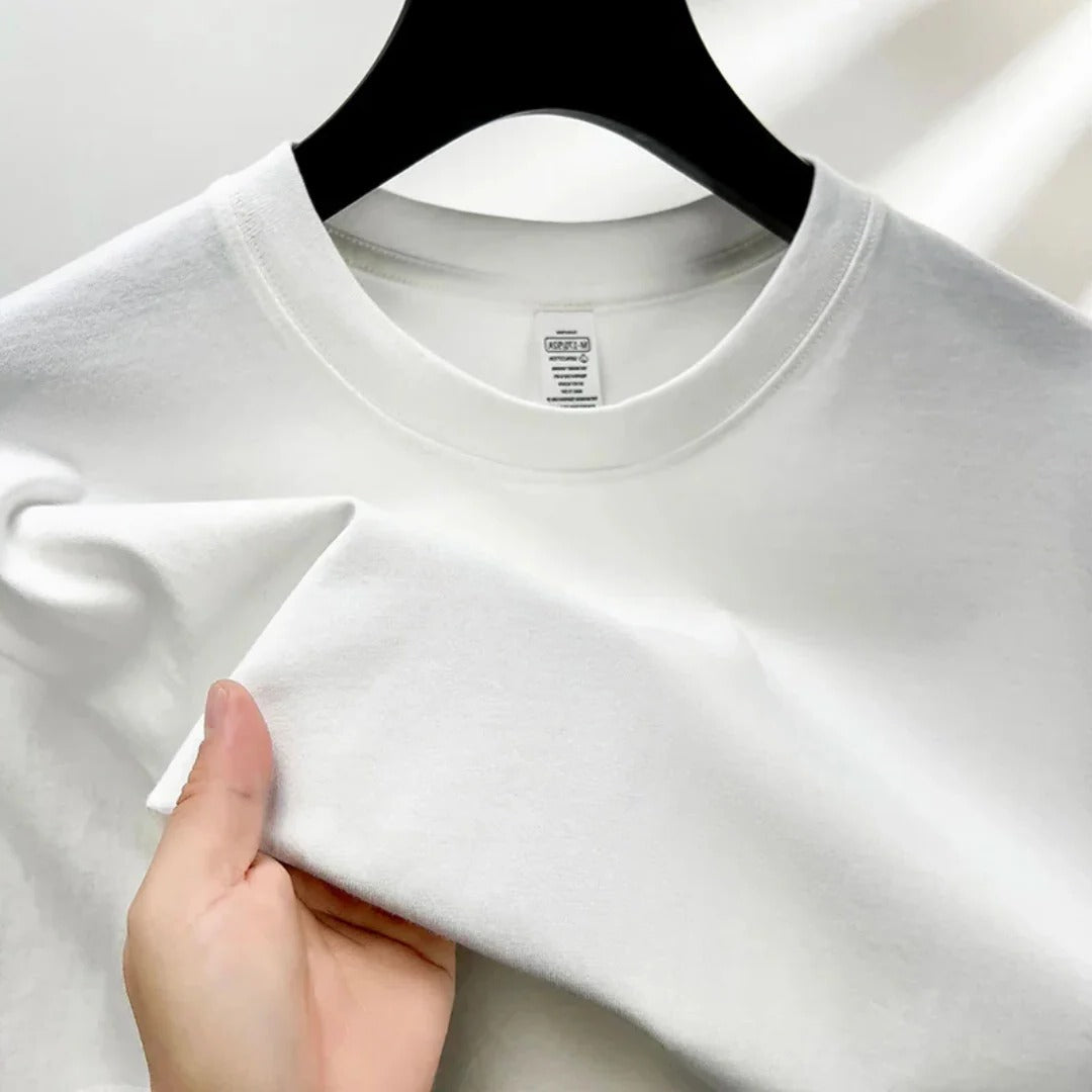 Amawinc T Shirt Homme Col Rond Classique Confortable Ajustement Décontracté Pour Quotidien Indispensable