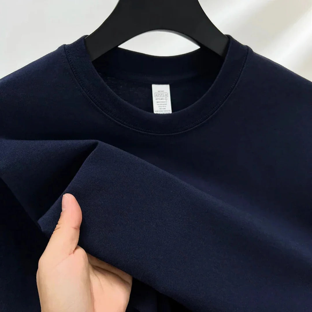 Amawinc T Shirt Homme Col Rond Classique Confortable Ajustement Décontracté Pour Quotidien Indispensable