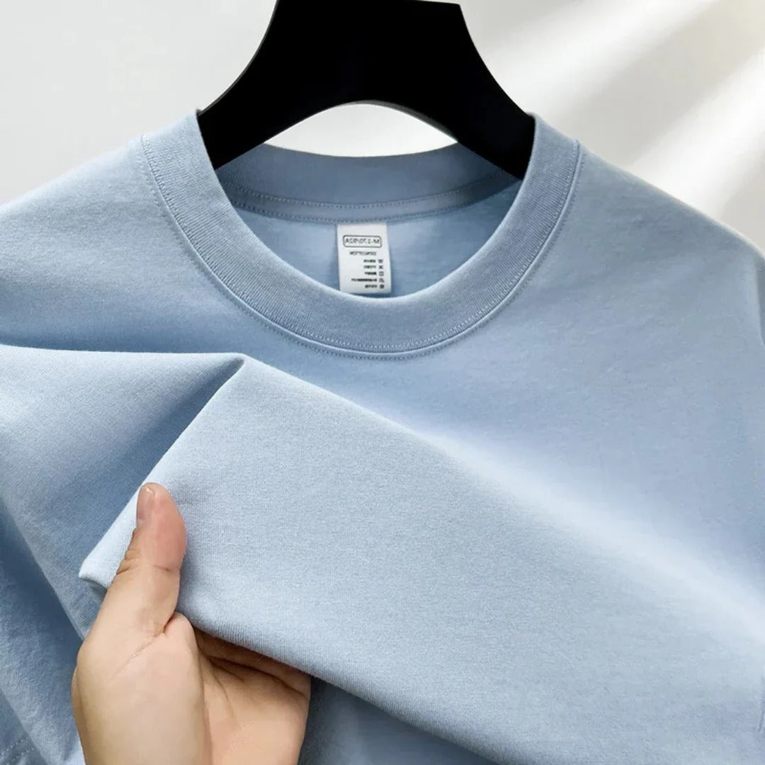 Amawinc T Shirt Homme Col Rond Classique Confortable Ajustement Décontracté Pour Quotidien Indispensable