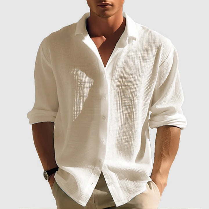 Amawinc Chemise Décontractée Homme À Boutons Léger Col Classique Pour Tous Les Jours À Porter Avec Jeans Shorts Ou Chinos