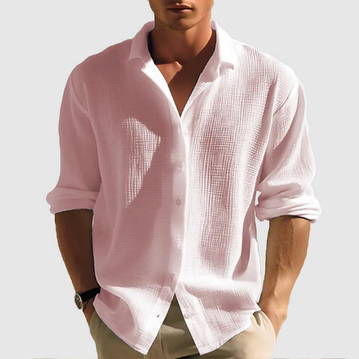 Amawinc Chemise Décontractée Homme À Boutons Léger Col Classique Pour Tous Les Jours À Porter Avec Jeans Shorts Ou Chinos