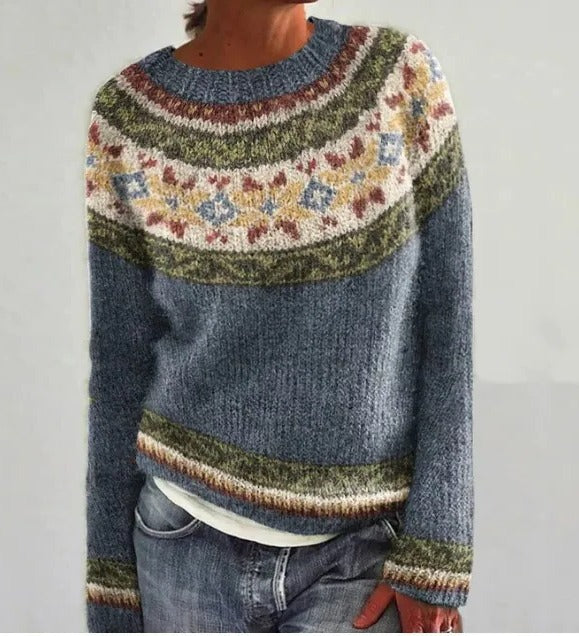 Pull Hiver Vintage Pour Femmes Confortable Et Chaud Avec Style Intemporel Pour Sorties Décontractées À La Maison