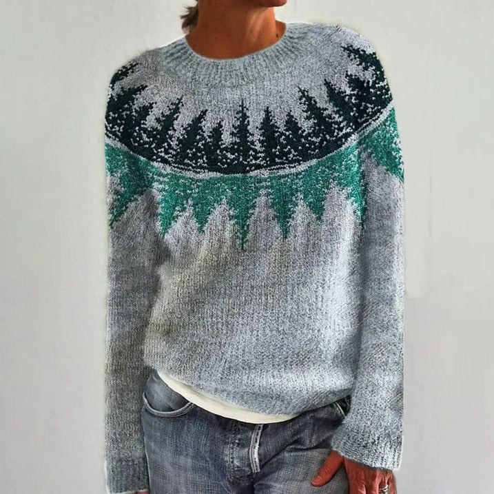 Pull Hiver Vintage Pour Femmes Confortable Et Chaud Avec Style Intemporel Pour Sorties Décontractées À La Maison