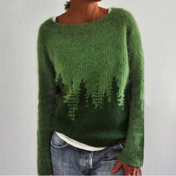 Pull Hiver Vintage Pour Femmes Confortable Et Chaud Avec Style Intemporel Pour Sorties Décontractées À La Maison