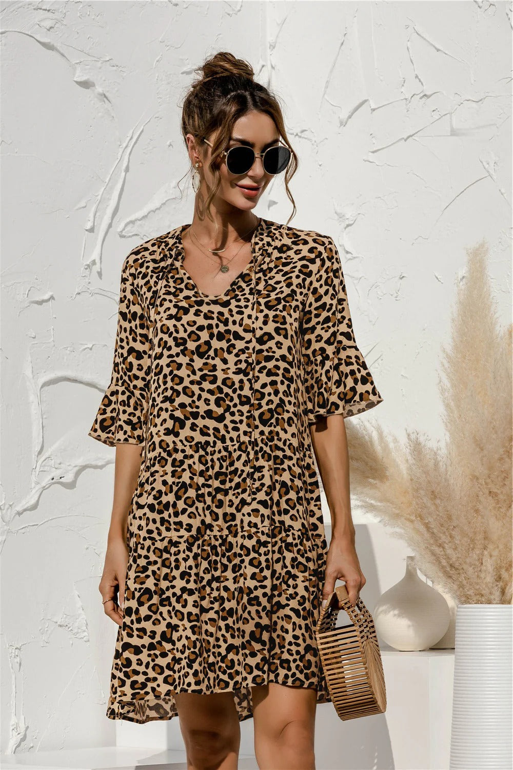 Robe D'Été Femme À Taille Basse Amawinc Confort Décontractée Semiformal Pour Sorties