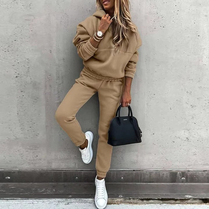 Survêtement Deux Pièces Pour Femmes Amawinc Confort Polyvalent Style Moderne Pour Sport Et Loisirs