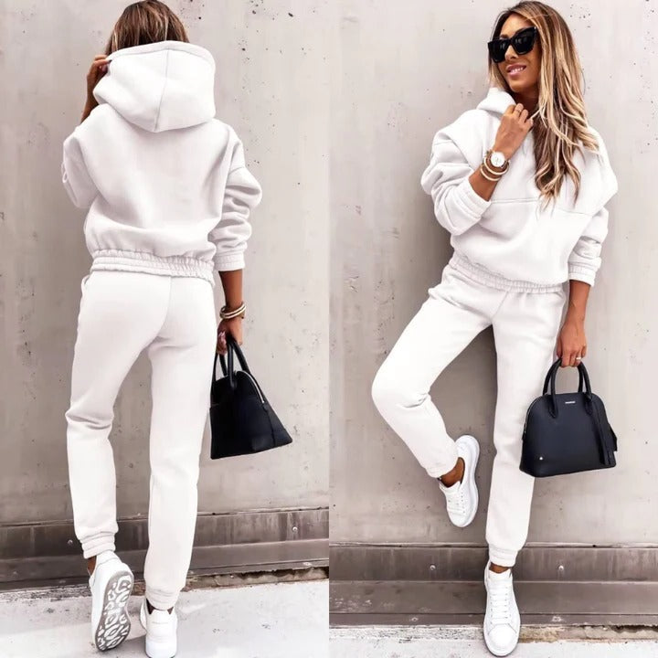 Survêtement Deux Pièces Pour Femmes Amawinc Confort Polyvalent Style Moderne Pour Sport Et Loisirs