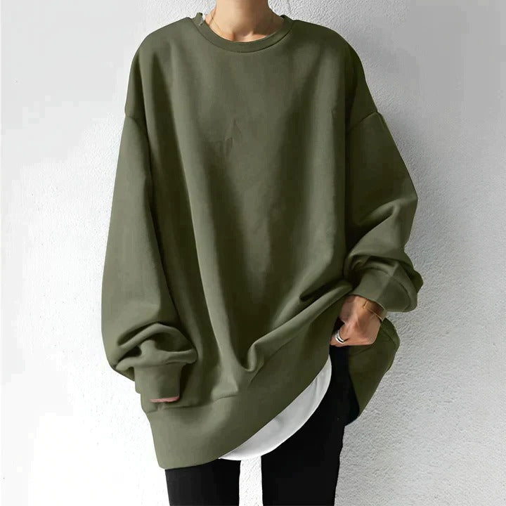Pull Oversize Grande Taille Pour Femmes Confortable Et Élégant Pour Le Quotidien Décontracté
