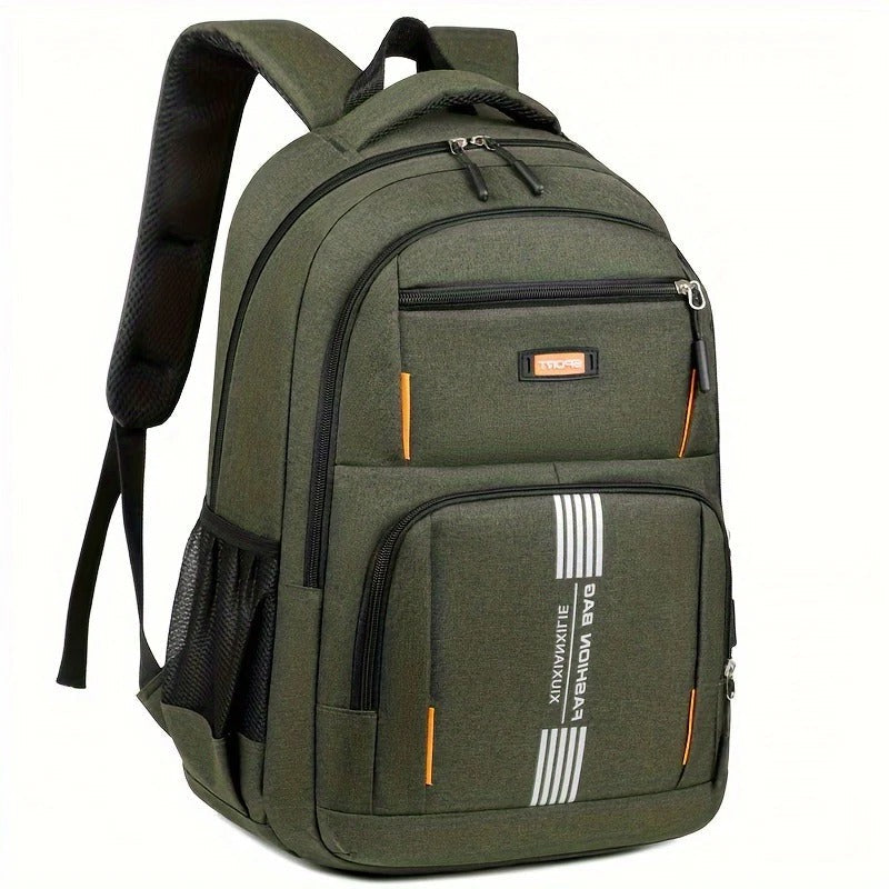 Sac À Dos Professionnel Pour Hommes Avec Compartiments Multiples Et Pochette Pour Ordinateur Portable Rangement Organisé
