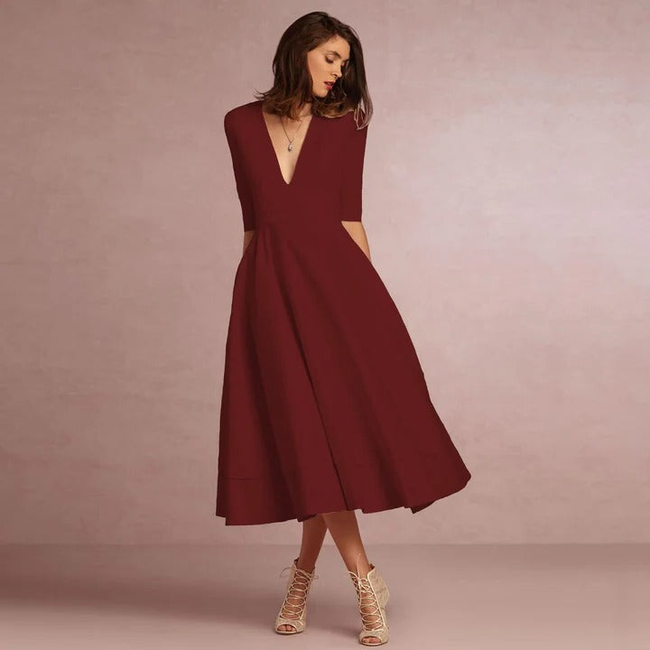 Robe Princesse Moderne Sans Manches Pour Femme Amawinc Élégante Pour Occasions Formelles