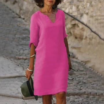 Robe Décontractée Femme Ample Et Légère Pour Été Confortable Idéale Pour Le Quotidien Et Les Sorties Amawinc