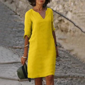 Robe Décontractée Femme Ample Et Légère Pour Été Confortable Idéale Pour Le Quotidien Et Les Sorties Amawinc