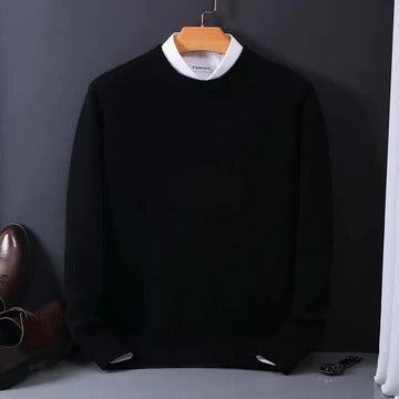 Pull En Cachemire Classique Pour Homme Col Rond Gris Clair Doux Pour Tenue Formelle Et Décontractée Par Amawinc