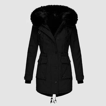 Amawinc Manteau Long Hiver Femmes Couture Structurée Confort Quotidien Travail Voyage Sorties Soirées