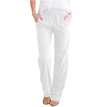 Pantalon Été Léger Pour Femme Respirant Confortable Amawinc Idéal Travail Voyage Loisirs