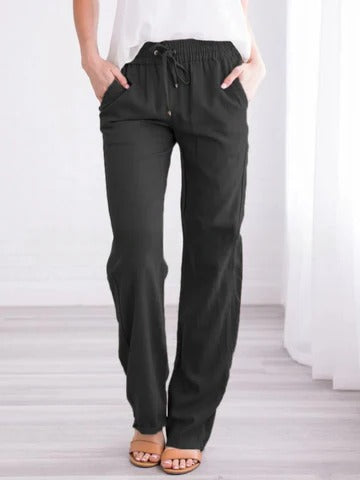 Pantalon Été Léger Pour Femme Respirant Confortable Amawinc Idéal Travail Voyage Loisirs