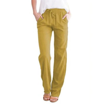 Pantalon Été Léger Pour Femme Respirant Confortable Amawinc Idéal Travail Voyage Loisirs
