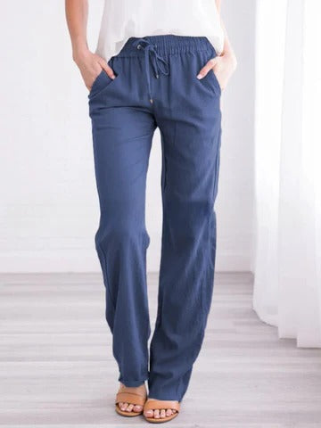 Pantalon Été Léger Pour Femme Respirant Confortable Amawinc Idéal Travail Voyage Loisirs