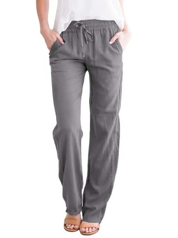 Pantalon Été Léger Pour Femme Respirant Confortable Amawinc Idéal Travail Voyage Loisirs