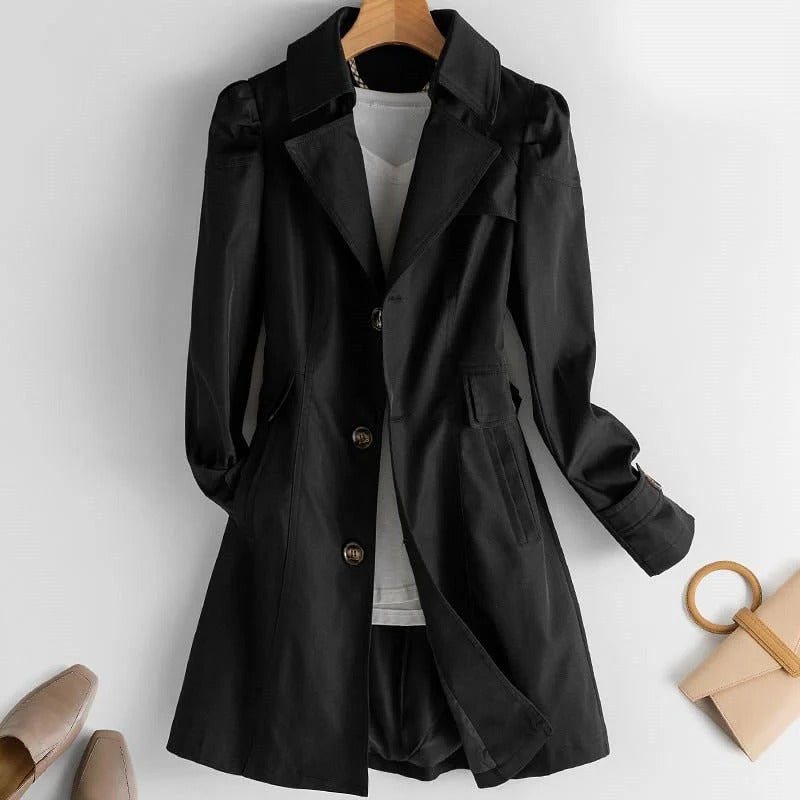 Manteau Trench Classique Pour Femme Amawinc Léger Pour Bureau Et Sorties Tailles XS À 3XL Élégance Quotidienne