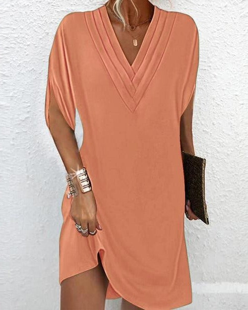 Robe Droite Mi Longue Amawinc Élégante Et Polyvalente Confortable Pour Journées Et Soirées Habillées