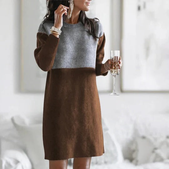 Robe D Hiver Pour Femme Amawinc Robe Longue Manche Longue Silhouette Décontractée Professionnelle Pour Bureau Sorties