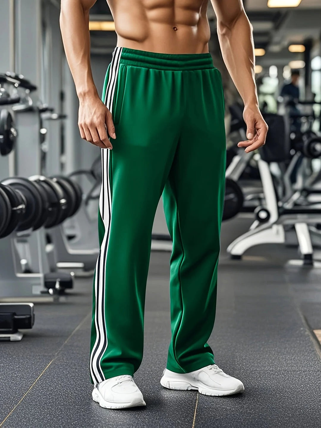 Pantalon De Sport Pour Homme Amawinc Avec Taille À Cordon De Serrage Pour Course Entraînement En Salle