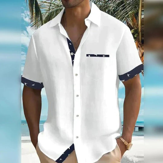 Chemise Homme Amawinc Gris À Manches Courtes Tailorée Ajustée Avec Coupe Structurée Pour Tenue Décontractée Et Habillage