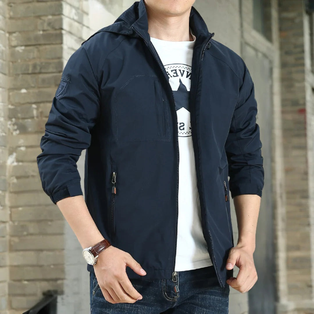 Amawinc Veste Légère Polyvalente Pour Homme Toutes Saisons Couleur Olive Neutre Confortable
