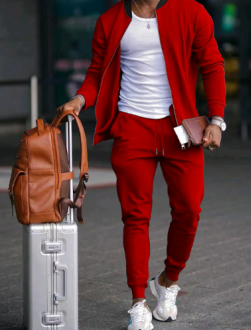 Evan Survêtement Homme Décontracté Pour Voyage Avec Veste Zippée Amawinc Confort Moderne Et Style
