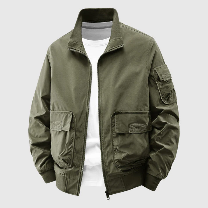 Veste Bomber Utilitaire Frontline Pour Hommes Lourde Résistance À L Abrasion Avec Poches Profondes Renforcées