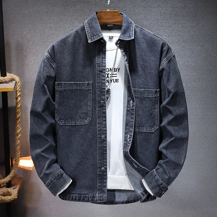 Veste Denim Rochefort Paris Pour Homme Amawinc Poids Moyen Avec Coupe Structurée Et Détails Minimes