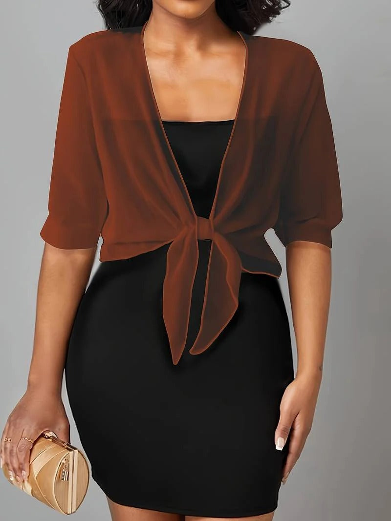 Blouse Ouverture Devant Printemps Décontractée En Tissu Léger Confort Fraîcheur Et Style