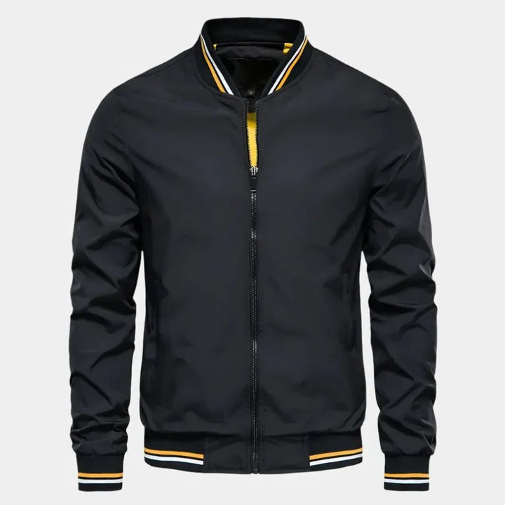 Veste Bomber Léger Pour Tous Les Jours Avec Silhouette Simple Et Intérieur Doux Design Épuré Et Confortable