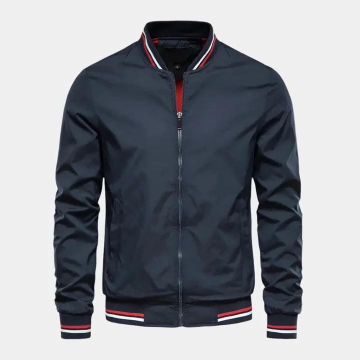 Veste Bomber Léger Pour Tous Les Jours Avec Silhouette Simple Et Intérieur Doux Design Épuré Et Confortable